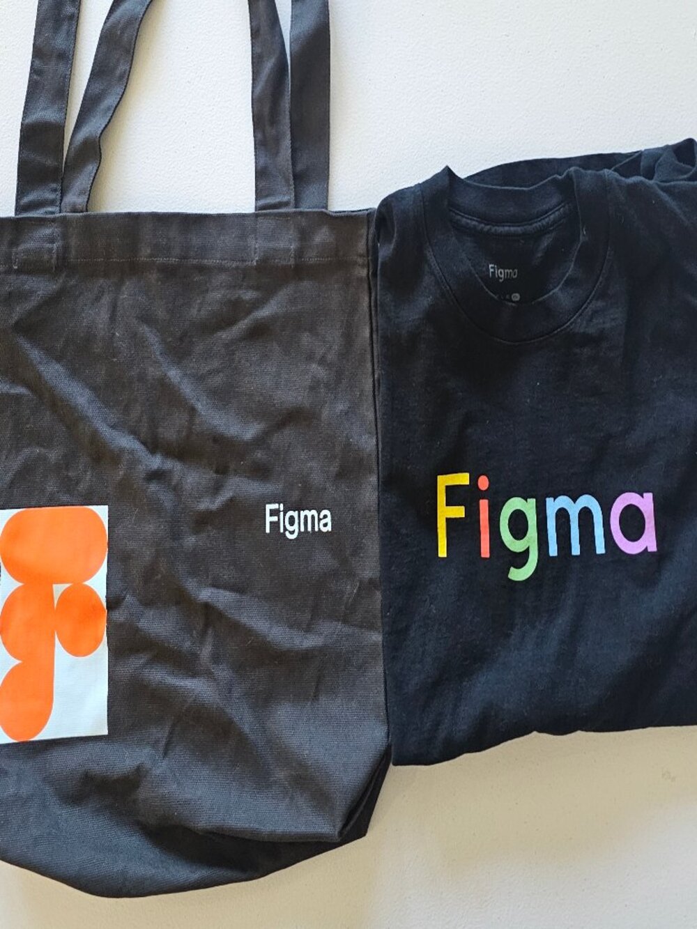 Figma Swag Bundle Tote Bag + Tee Shirt (Size: 2XL XXL) UX UI Designer Gift Set